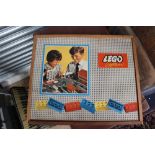 A 1950's/1960's Lego system in original box.