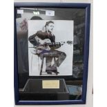 Eddie Cochran signed photo