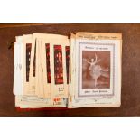 Quantity of theatre programmes, 1920s, to include one signed by Anna Pavlova (1881-1931),