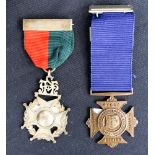 Two Nursing Medals,