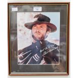 Clint Eastwood signed photo