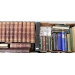 Two boxes of antiquarian and vintage books, various subjects including music, military history,