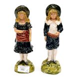 A pair of 19th century figures,