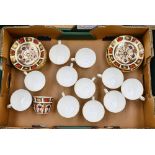 Royal Crown Derby Imari 1128 tea service of twelve cups and saucers (24)