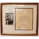 Elvis Presley signed photo and authentications plus original receipt