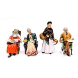 Four Royal Doulton figures, The Orange Lady, Pride and Joy,