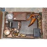 Boxed cutlery to include a 1930s 'The Ready Maid Set' etc also an Edwardian Indian puzzle box,