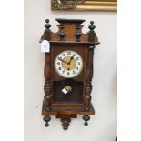 A 19th Century Vienna wall clock,