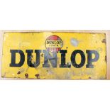 Dunlop advertising enamel sign, automobile/advertising interest,