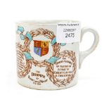 A World War I 'Triumph of Right over Might' mug