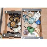 Assorted items of Art Pottery, 1970 coffee set,