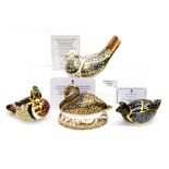 RoyaL Crown Derby Golden Jubilee Black Swan, limited edition 1056/2002, with certificate,