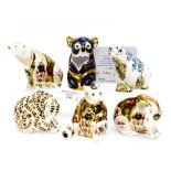 Royal Crown Derby Aurora Polar Bear, limited edition 397/1500, with certificate,
