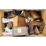 A large collection of dolls house furniture circa 1920s,