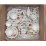 A quantity of Royal Crown Derby Posy pattern ceramics with Tuscan Windsor collection