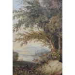 A watercolour bearing signature 'Copley Fielding',