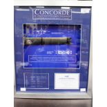Concorde Aircraft: A framed compressor vane from a Rolls Royce Olympus 593 engine taken from