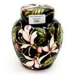 A Moorcroft ginger jar and cover signed by artist 2012 K Cunlin?,