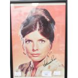 Framed autographed photo of Katherine Ross