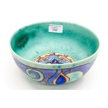 Clarice Cliff for Newport Pottery, a Persian bowl, Bizarre marks,