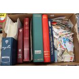 Large box of stamps and covers