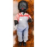 1950s black walking doll with original clothes