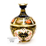 A Royal Crown Derby Imari 1128 pattern posy vase,
