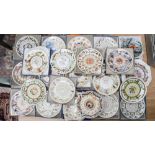 A collection of calendar plates, boxed, 1973, 75, 77, 78, 79, 1980-87, 1990-1993, 1995, 1998,