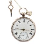 Henry Fossett of Oates, a Victorian silver cased open faced pocket watch,