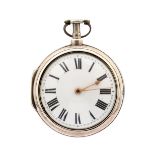 C. Edwards of London, a William IV silver pair case pocket watch, 4.