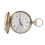 Borel of Neuchatel, a late 19th Century silver full hunter pocket watch,