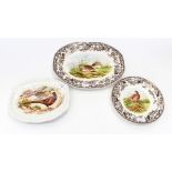 Spode and Wedgwood serving dishes of a country kitchen 'game' theme (3)