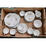 A Shelley 'Wild Flowers' 13668, tea set, comprising six cups and saucers, 12 side plates,