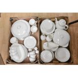 An extensive Royal Doulton Carnation tea and dinner service including 12 cups and saucers,