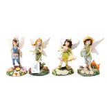 Four Royal Doulton Disney fairies 'Prilla','Beck',