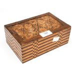 Tunbridge handmade box with drawer opening