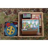 A collection of wooden jigsaws,