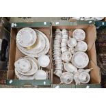 A large collection of Paragon bone china 'Victoriana Rose' pattern tea/lunch ware,