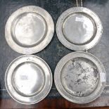 Pewter West County plates,