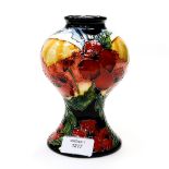 A Moorcroft waisted vase, in the 'Forever England' pattern, designed by Vicki Lovatt,