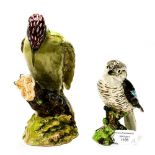 Beswick 'Woodpecker' 1218 and a Beswick 'Jay' 1159 (2)