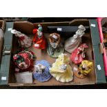 A collection of Royal Doulton figures including pretty ladies - Winter Elegance, Susan,