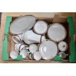 Scherzer Bavaria china, twelve cups, twelve saucers, twelve plates, one coffee pot, sugar bowl,