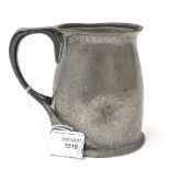 Art and Crafts pewter tankard