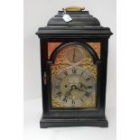 An 18th Century Henry Jenkins of Cheapside London bracket clock,