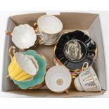 A set of Denry Crown Ware, tea wares, plates,