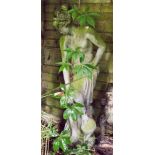 A stone figure of Venus watering,