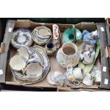 A 1920s 'Merryweather' Royal Doulton part tea service, Carlton ware, Midwinter,