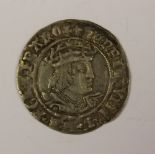 Henry 8th Groat, second coinage 1526-44, later bust D,