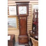 An early 19th Century oak cased eight day longcase clock, the white dial reading 'Jessie Torkingham,